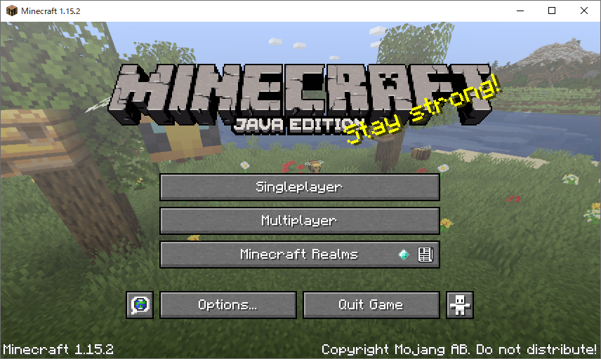 JAVA版マインクラフトを起動する
