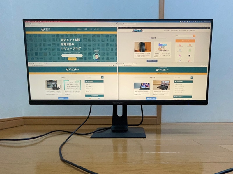 I-O DATA LCD-GCWQ341XDB レビュー】ゲーマーにもクリエイターにも最適