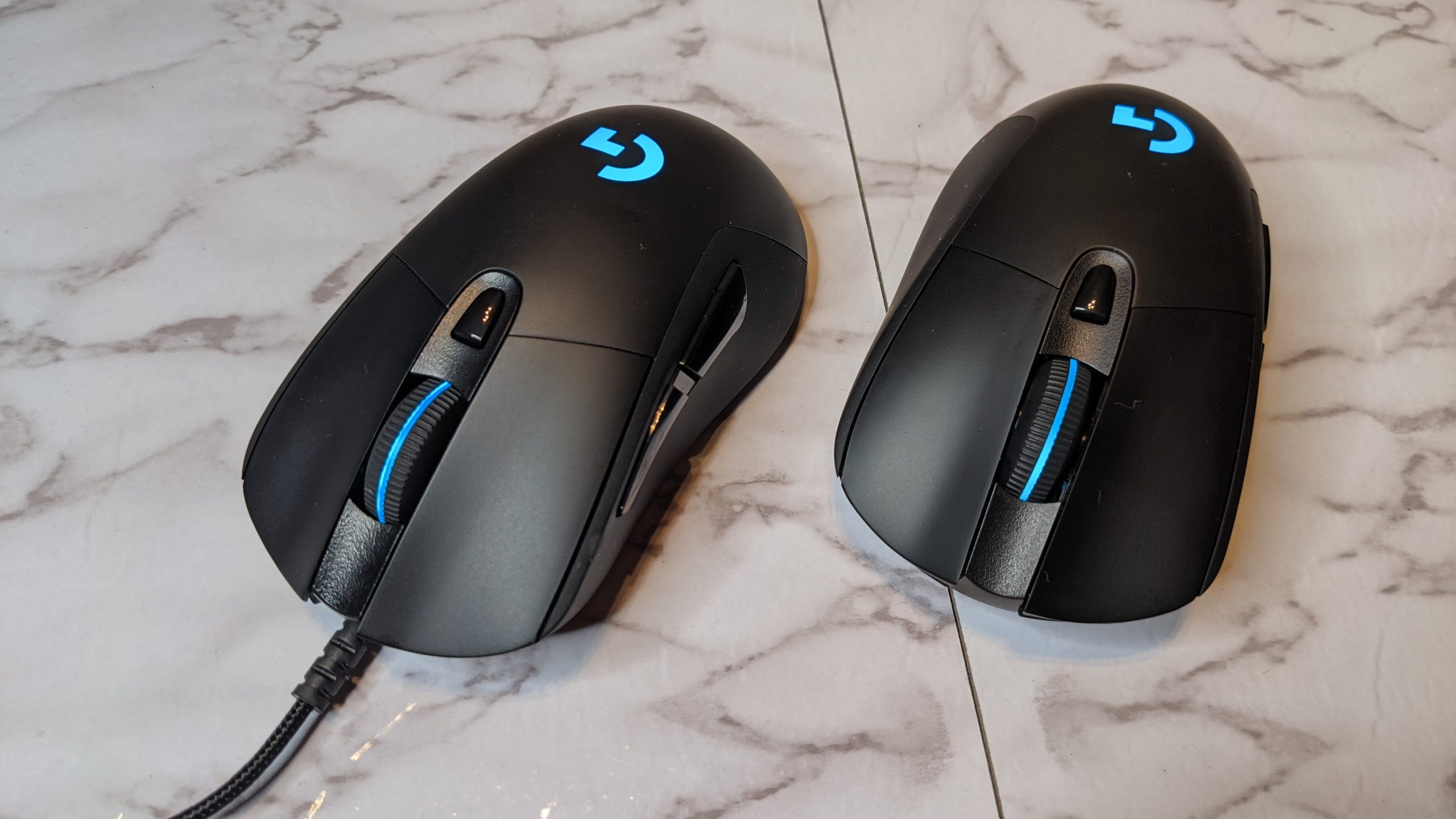 Logicool G403hとG703hの違いを比較！軽量有線マウスか高速無線マウスで選ぶ | ゲームチュ