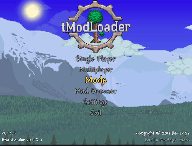 Modsを選択