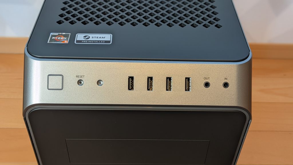 GALLERIA XA5R-67XTの正面インターフェース類