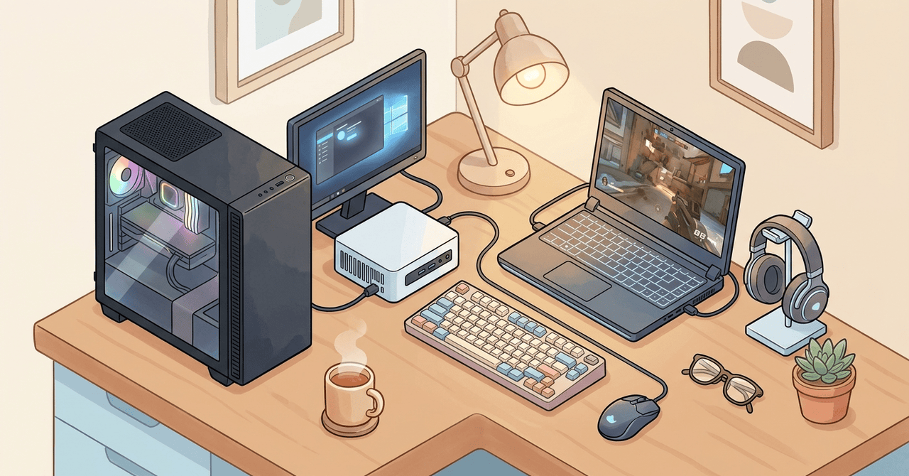 ゲーミングPCのメーカーや性能を比較！デスクトップとノートどっちが