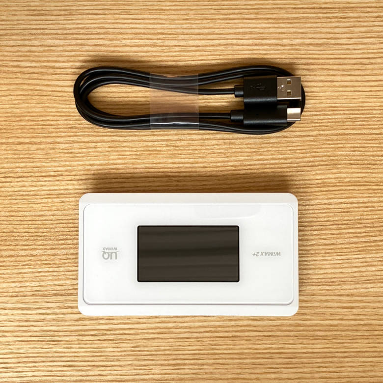Speed Wi-Fi NEXT WX06の付属品
