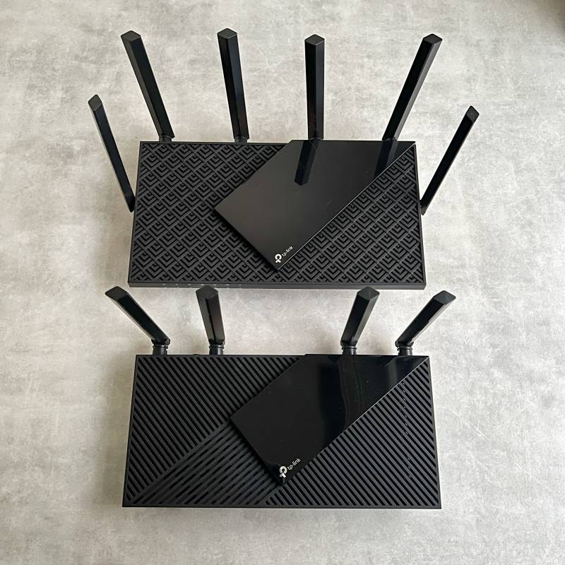 TP-Link Archer AX55とAX73のサイズ・デザイン比較