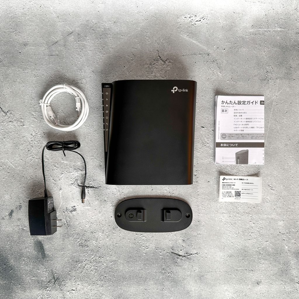 TP-Link Archer AX80の同梱品