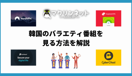 韓国のバラエティ番組を見る方法は？VPNを活用して無料で見る方法を解説