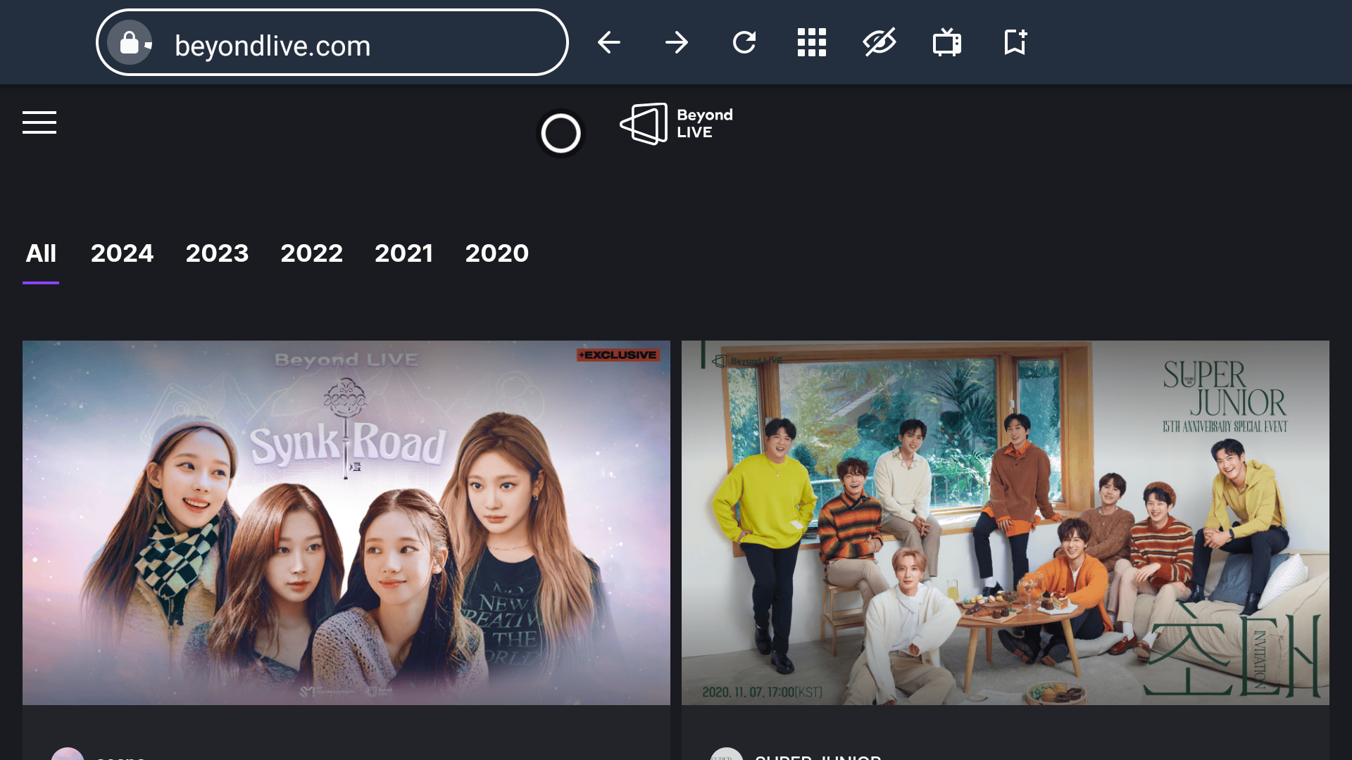 Fire TV StickでBeyond LIVEを視聴する②