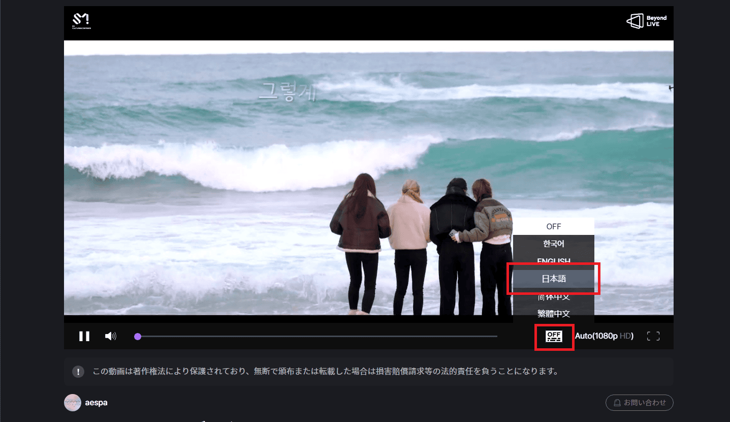 VPN経由でBeyond LIVEを視聴する③