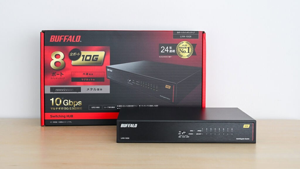 な*き様 LXW-10G8/BUFFALO 8ポート 10Gbps スイッチング LXW-10G8 : スイッチングハブ | バッファロー