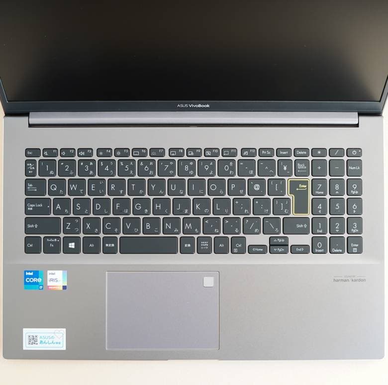 ASUS VivoBook S15 S533EAのキーボード