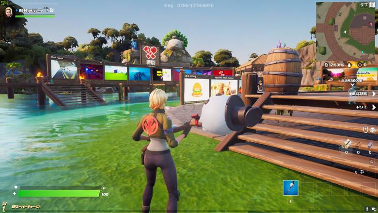 GALLERIA RL5R-G50TでFORTNITEをプレイ