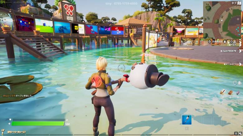 GALLERIA RL5R-G50TでFORTNITEをプレイ