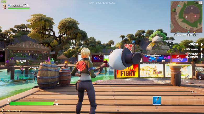 ROG Zephyrus M16でFORTNITEをプレイ