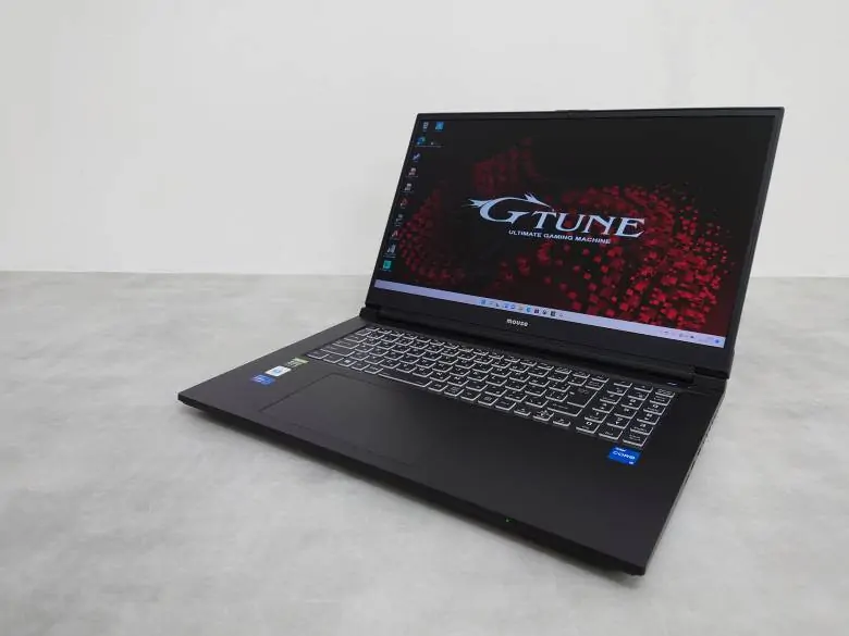 マウス G-Tune E7をレビュー！ライトゲーマーにおすすめの17.3型 