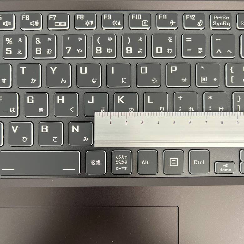 mouse K7のキーピッチ
