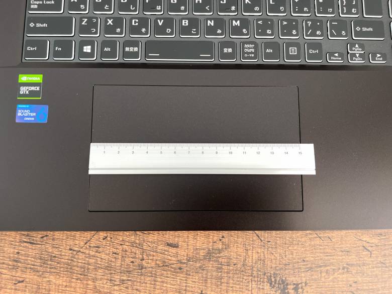 mouse K7のタッチパッド