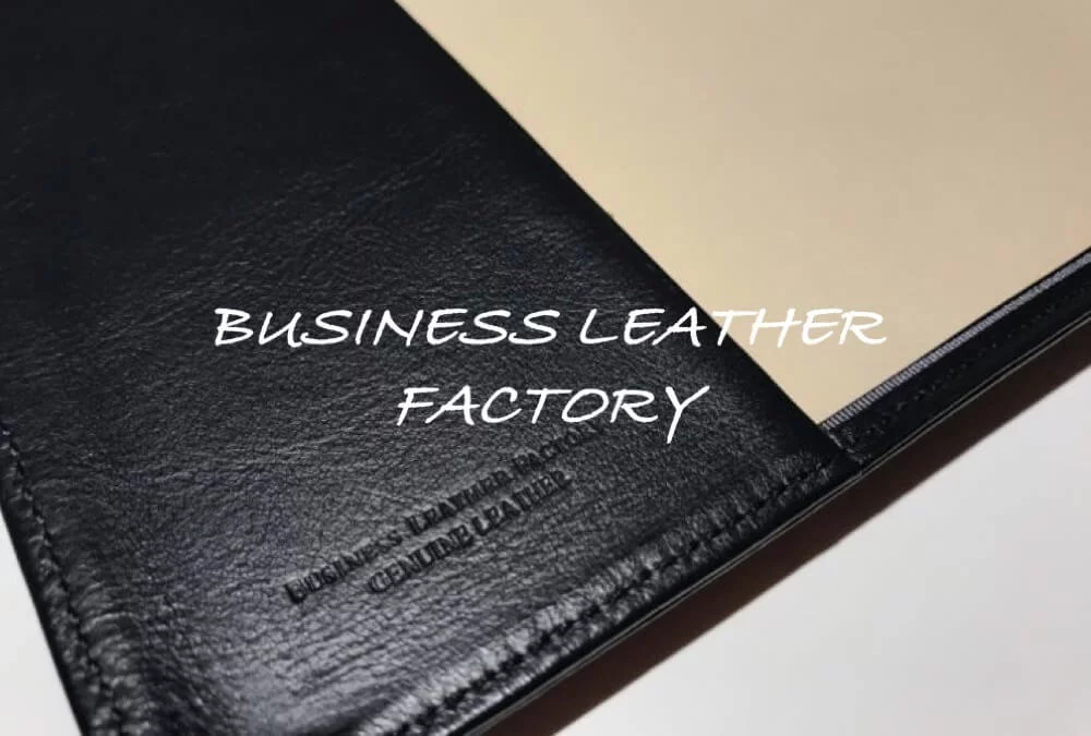 business leather factory トップ 手帳カバー