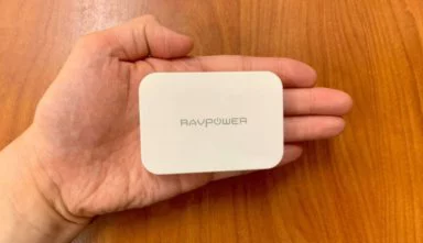 【窒化ガリウムUSB-C充電器レビュー】RAVPower RP-PC104はMacBookも充電できる小型PDチャージャー【45W】
