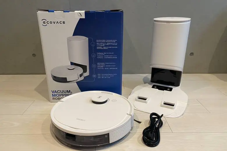 【ECOVACS DEEBOT N8+レビュー】自動ゴミ収集と水拭き掃除