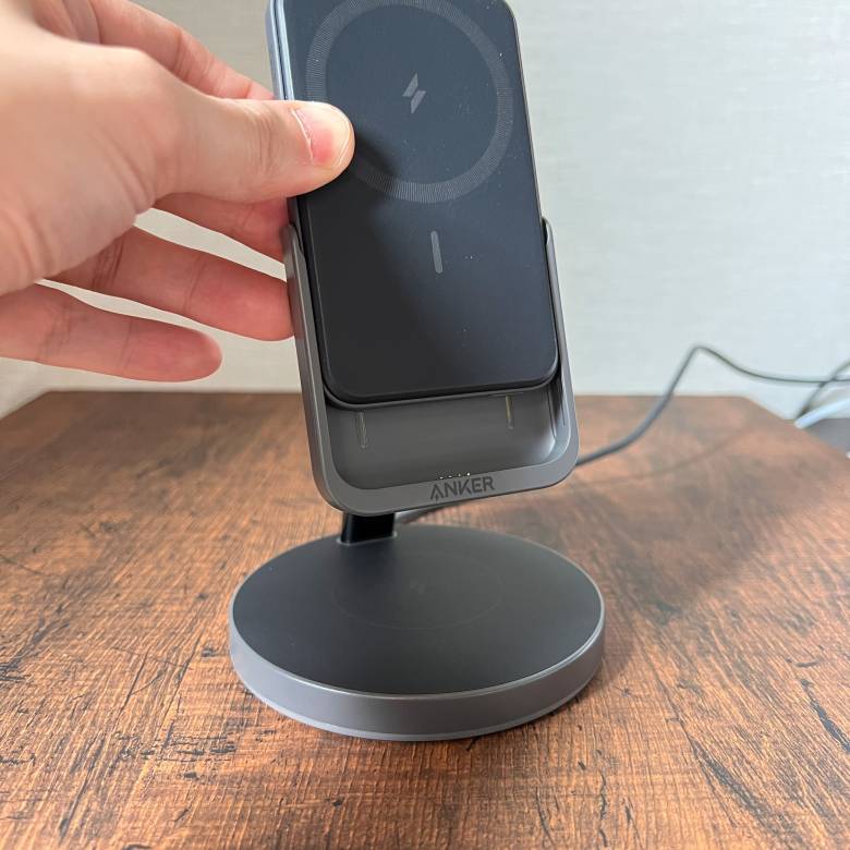 Anker 633 Magnetic Wireless Chargerのマグネットワイヤレス充電部