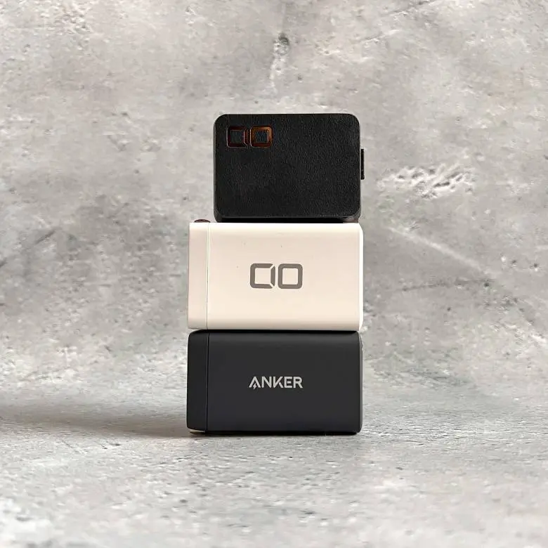 CIO NovaPort TRIO 65WとAnker PowerPort III 3-Port 65W PodとCIO LilNobで比較