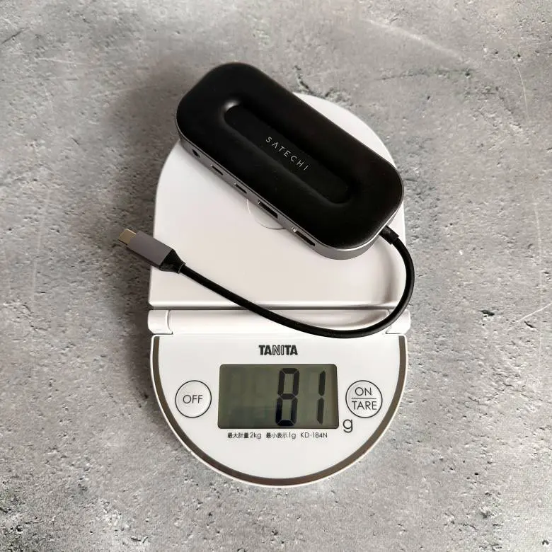 Satechi USB4 マルチハブ 6-in-1をレビュー！軽量小型ながら2.5