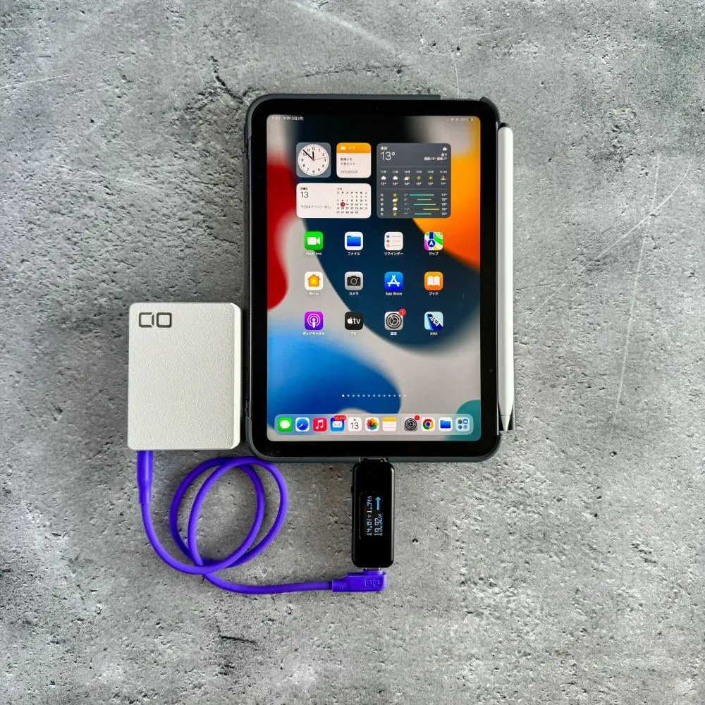 【未使用訳あり】 MATECH 9600mAh モバイルバッテリー 搭載 充電器 37038-44-