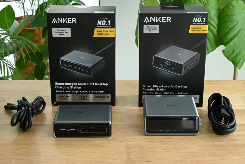 Anker Prime Charger (250W, 6 Ports, GaN)をレビュー!現時点で Anker Prime Charger (250W, 6 Ports, GaN)をレビュー!現時点で