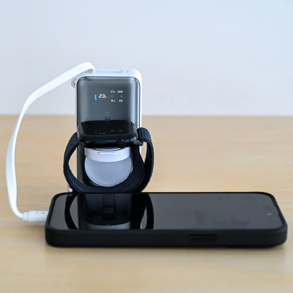 Anker MagGo Power Bank (10000mAh, 35W, For Apple Watch)を Anker MagGo Power Bank (10000mAh, 35W, For Apple Watch)を