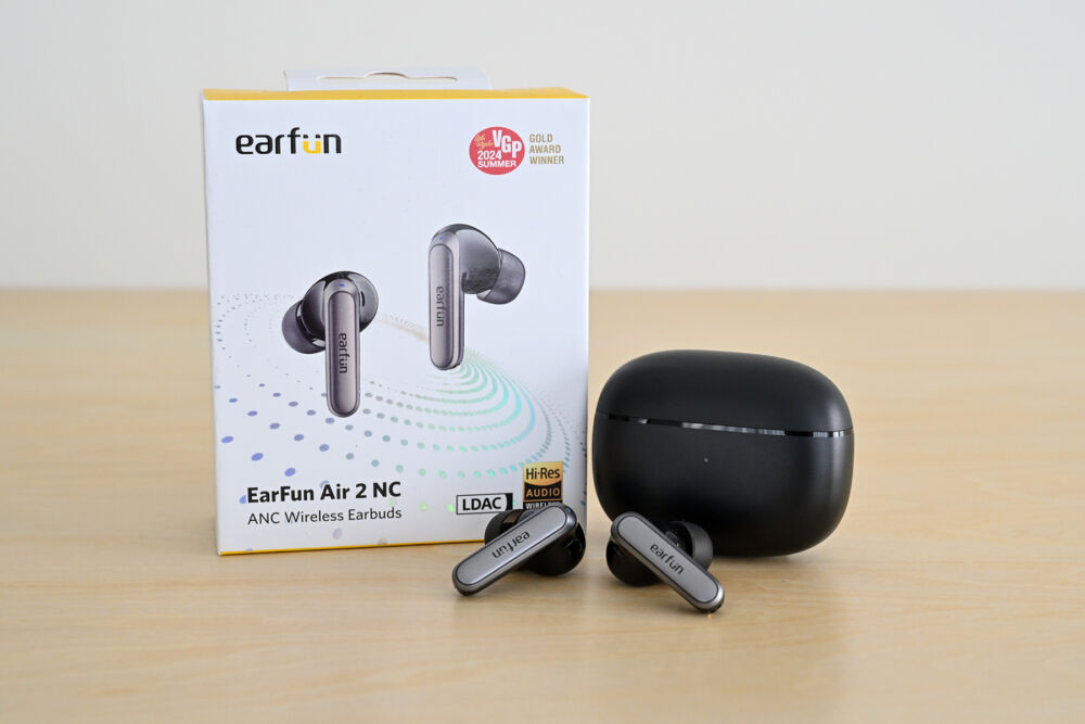 EarFun Air 2 NCをレビュー！すべての音域が整った高性能・低価格のコンパクトワイヤレスイヤホン