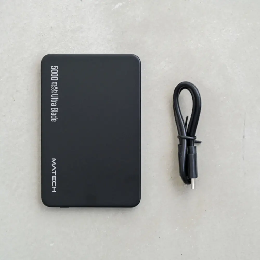 MATECH MagOn Ultra Blade 5000をレビュー！ありえんほど薄いQi2