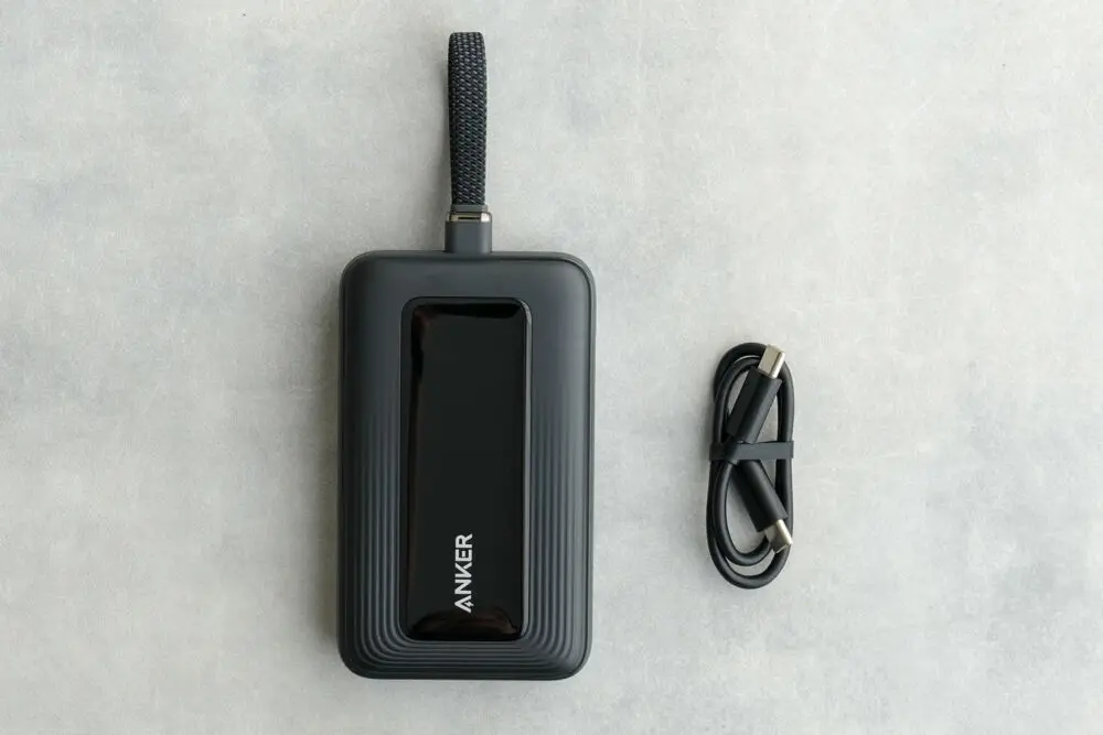 Anker Power Bank (10,000mAh, Fusion, Built-In USB-C Cable