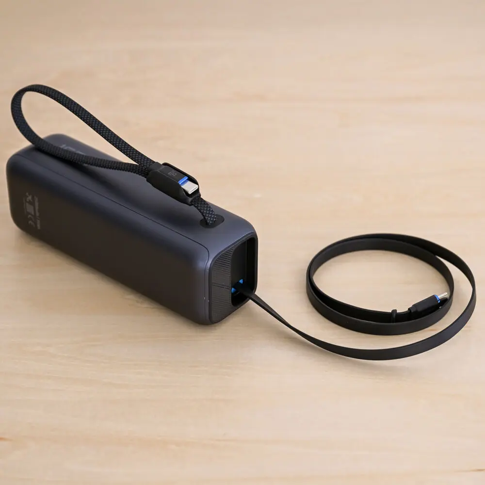 Anker Power Bank 25000mAh 巻取り式 ケーブル Amazon | For Anker Power Bank（25000mAh，Built-In＆巻取り式