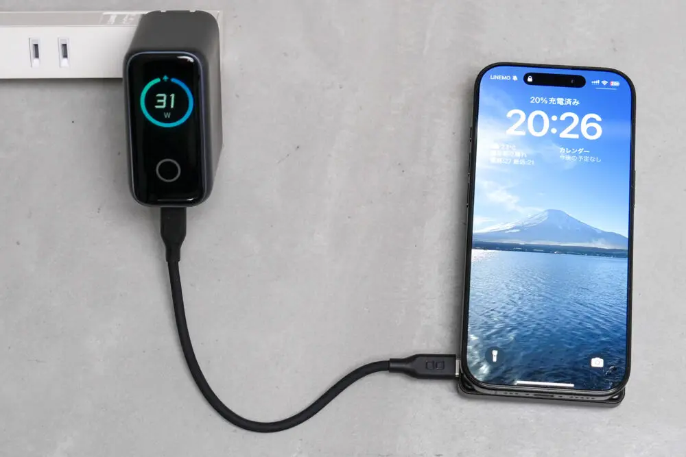 MATECH MagOn Watch 10000をレビュー！Qi2対応スマホとApple Watchを