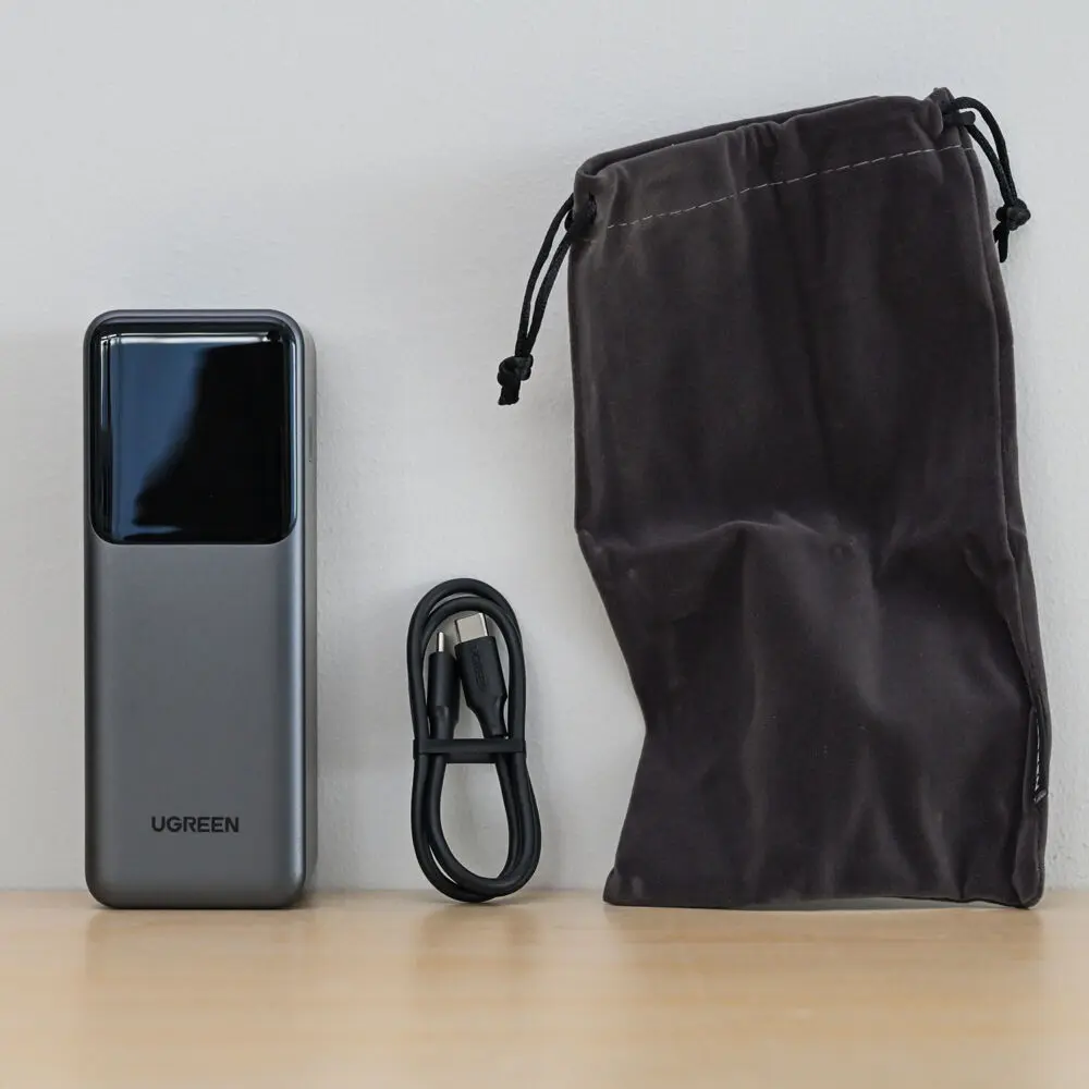 UGREEN Nexode 巻取式USB-Cケーブル内蔵モバイルバッテリー (20000mAh