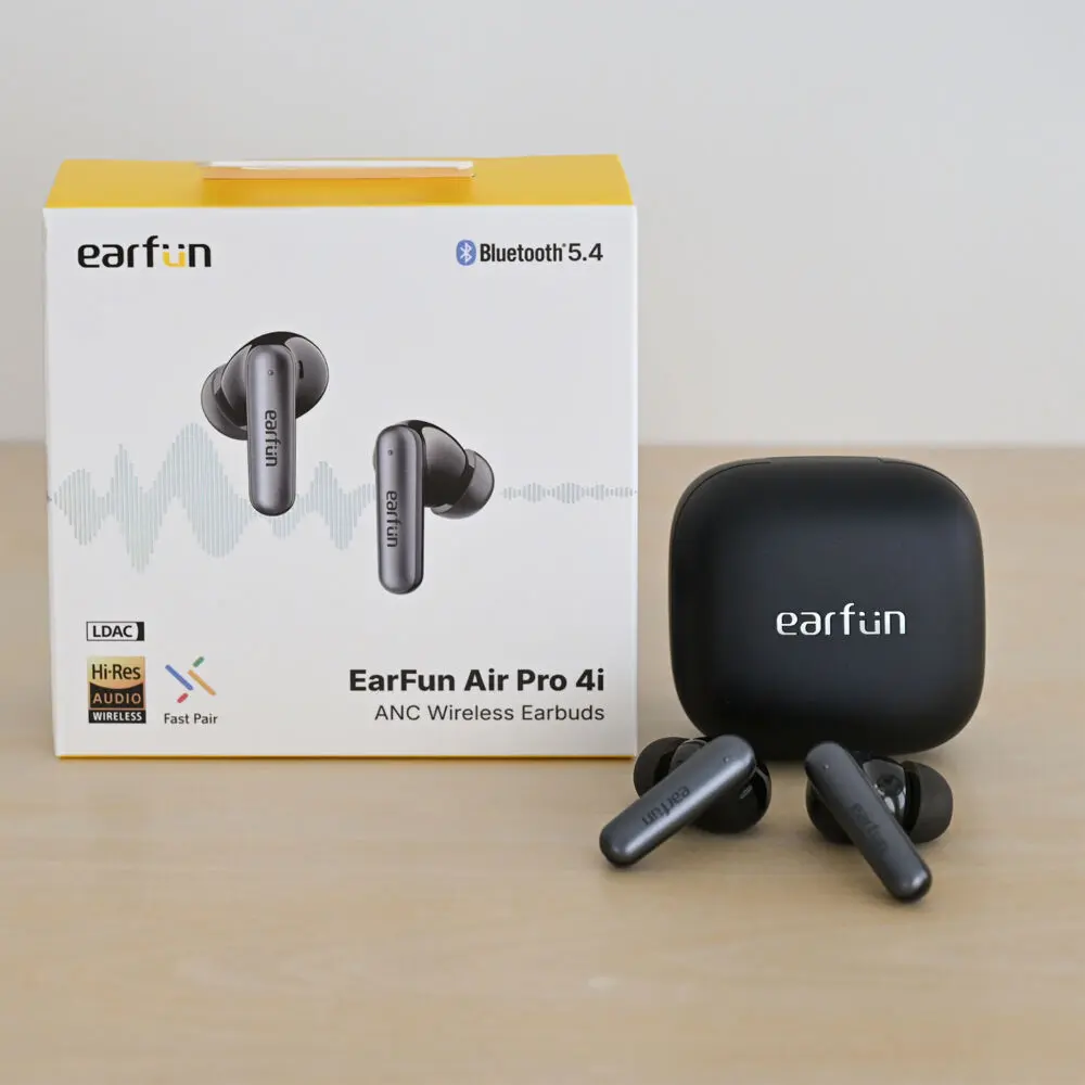 EarFun Air Pro 4iをレビュー！7千円台なのにANCがむしろ強い