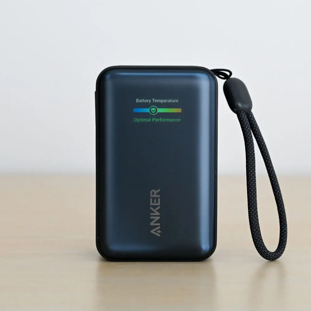 Anker Nano Power Bank (10000mAh, 45W, 巻取り式 USB-Cケーブル)を
