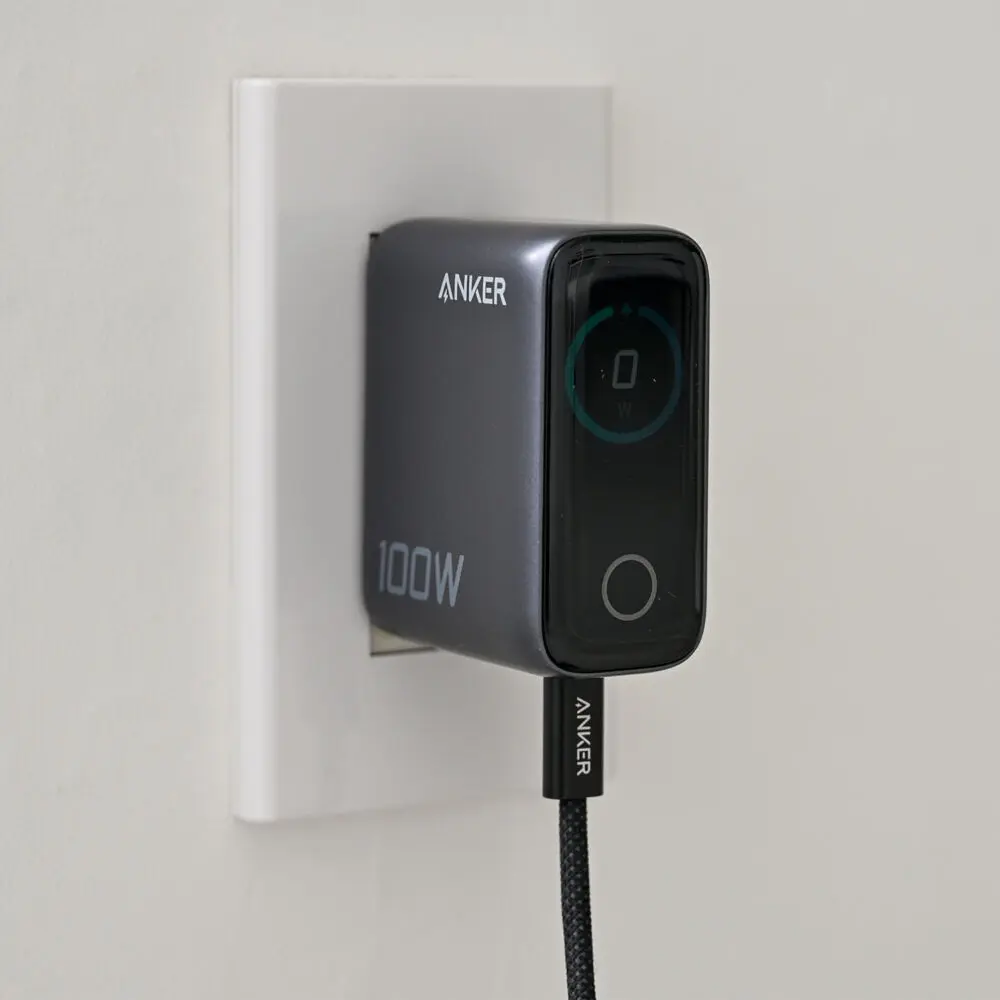 Anker Charger (100W, 3 Ports) with USB-C & USB-Cケーブルをレビュー