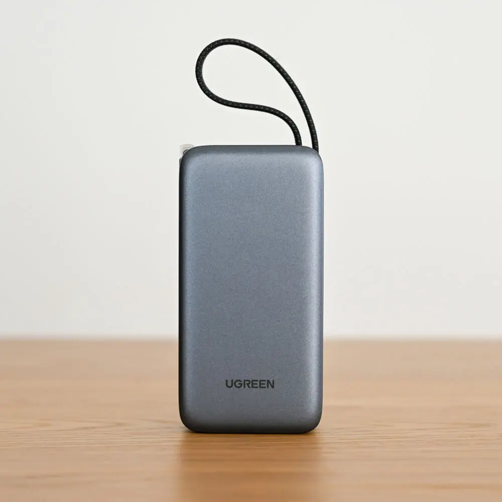 UGREEN コンセント付きモバイルバッテリー 10000mAh 65Wをレビュー